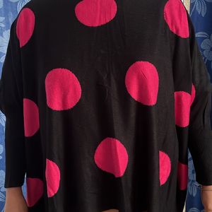 POLKA DOTS SWEATSHIRT