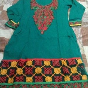 Woolen Multicolor Kurti