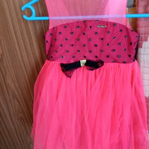 Barbie Branded Girl Frock