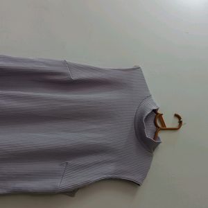 LAVENDER HIGH NECK SLEEVELESS TEE SHIRT FOR GIRLS