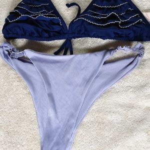 P. BLUE SHADE LINGERIE SET