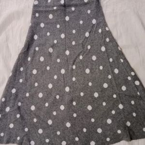 Polka Dot Winter Skirt✨🤎