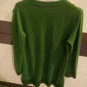 Cute Green Top Cum Sweater