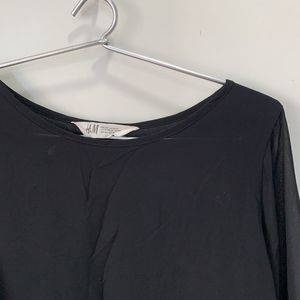 H&M black Party Top