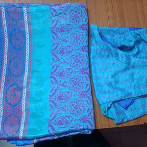 Blue Saree