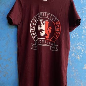 Octave Maroon T-shirt