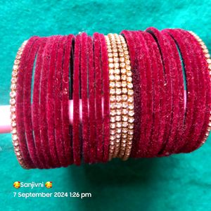 Unique Creation twisty Velvet Bracelets & Bangles