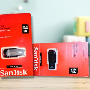 SanDisk 64 GB Pendrive Brand New Seal Pack