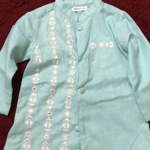 Boy Traditional Kurta, Side Cut, New