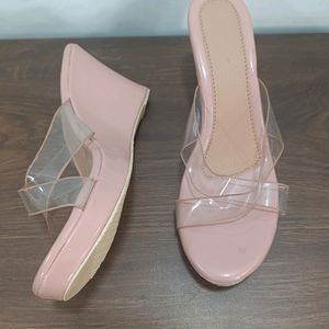 Transparent Strap Wedges