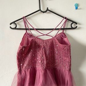 Top/Blouse In Pink Color