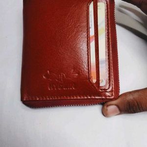 Maroon Trendy Genuine Lthr Mens/Women Wallet