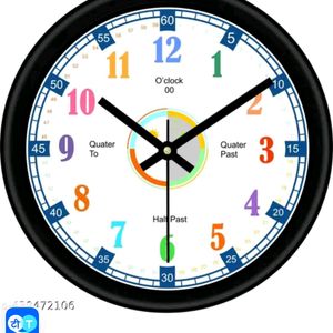 Plastic Wall Clock For Wal Decor Home And Office