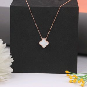 Rose Gold Flower Shape Pendant With Chain