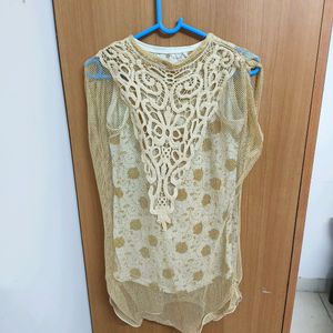 Golden Net Top