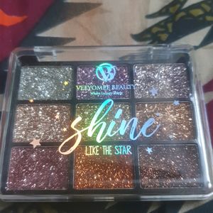 9 shimmer and glitter shades