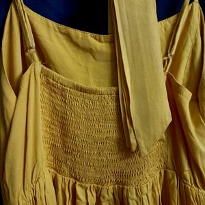 Urbanic Yellow Pocket Maxi Dress