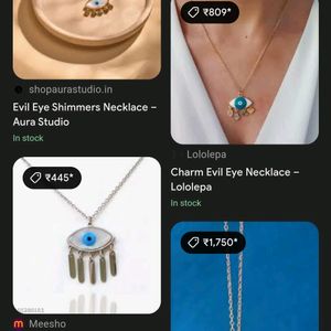 Evil Eye MOP Necklace