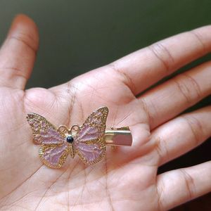Korean Butterfly Hair Clips Combo Of 2