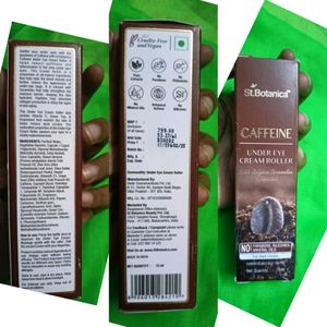 Caffeine Under Eye Cream Roller For Dark Circle. St.Botanica