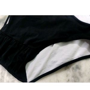 High Waist Black Panty