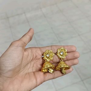 Traditional Antique Mantika And Earring Set