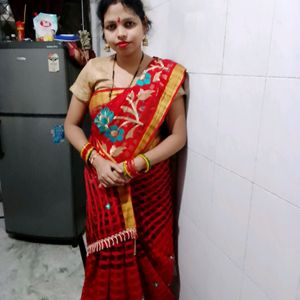 Beautiful Red Saree