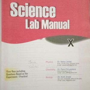 Class 10 Science Lab Manual