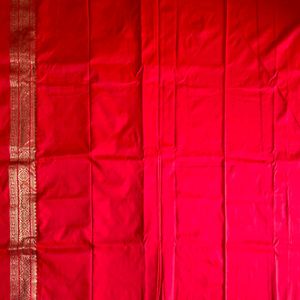 Awesome Red  Art Silk Saree