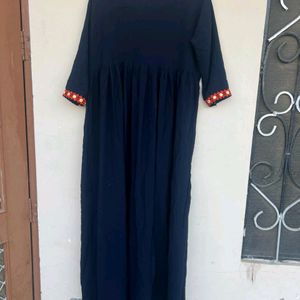 Dark Blue Long Kurta