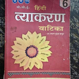 Hindi Grammar Book Of Class 6