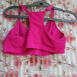 👙Pro-Fit Hot Pink Sports Bra Sz Medium