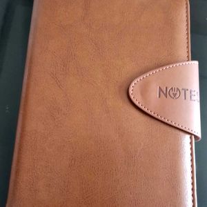 Diary With Leather Cover