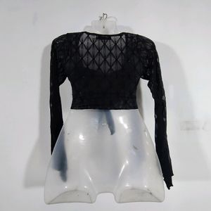 Black Crop Tops (Women's)