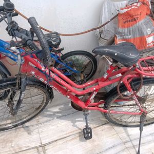 Red Used Bycycle