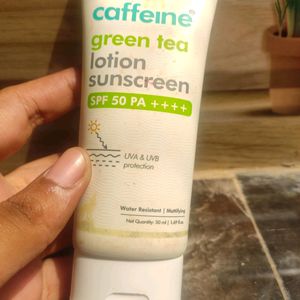 M Caffeine Sunscreen