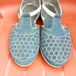 Women Denim Flat