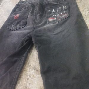 Black Cargo Pant For Boys