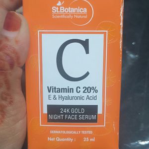 St.Botanica Vitamin C 20%E& HyaluronicAcid 24kGold