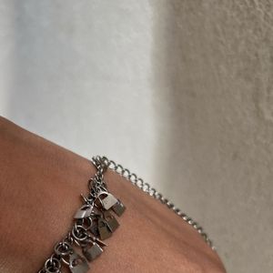 Silver Lock Bracelet