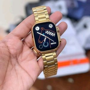 Watch 8 Ultra 24k Gold Edition With Apple Logo 49m