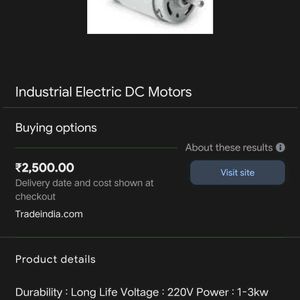 230v DC 400w Motor