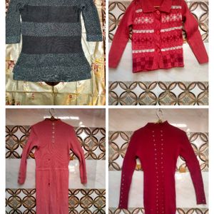 Combo Wool Dress