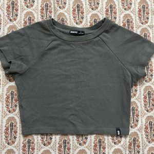 Bonkers Corner Cropped Fitted Baby Tee