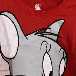 Tom & Jerry Red Crop Top