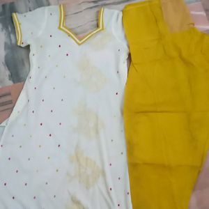 Cotton Salwar Kurti And Dupatta Set