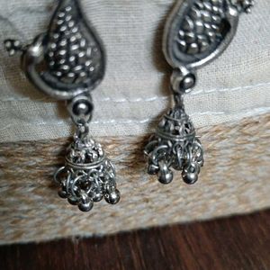 Oxidised Jewellery Set With Earrings