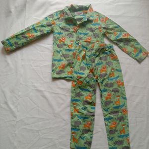 Kids Tshirt And Pyjama Set