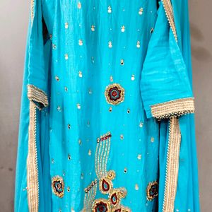 Kurta & Patiala Shalwar Dupatta Set