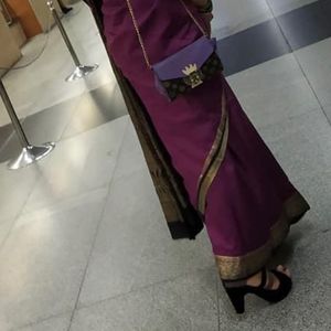 Elegant Pure Silk Saree With Peticoat